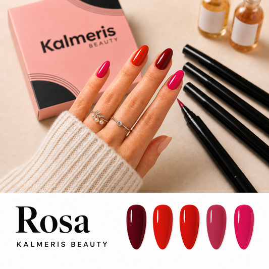 PACK DE 5 Bolígrafos de Esmalte de Uñas sin Lámpara UV | Kalmeris Beauty™