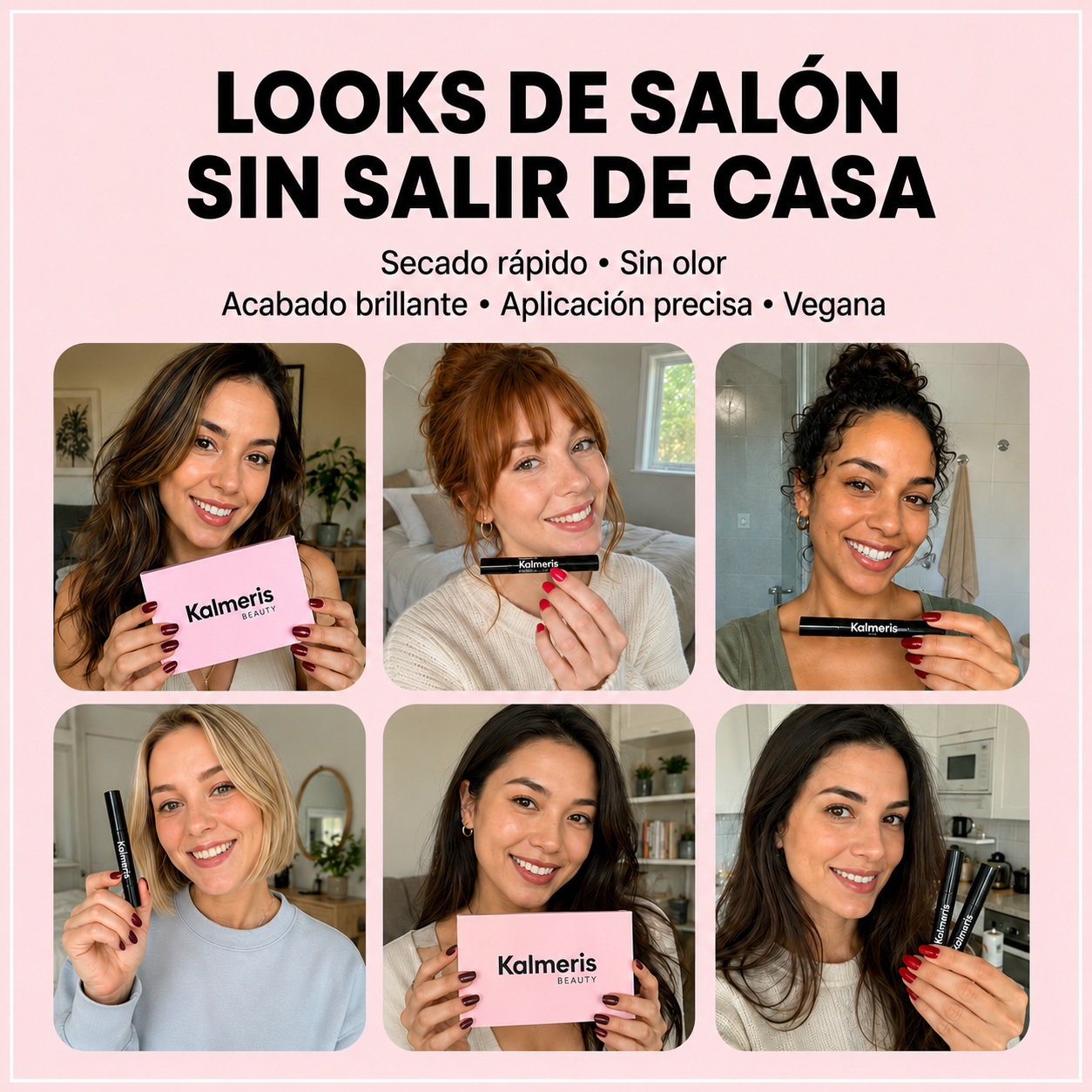 5 Bolígrafos de Esmalte de Uñas sin Lámpara UV | Kalmeris Beauty™