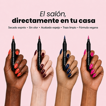 5 Bolígrafos de Esmalte de Uñas sin Lámpara UV | Kalmeris Beauty™